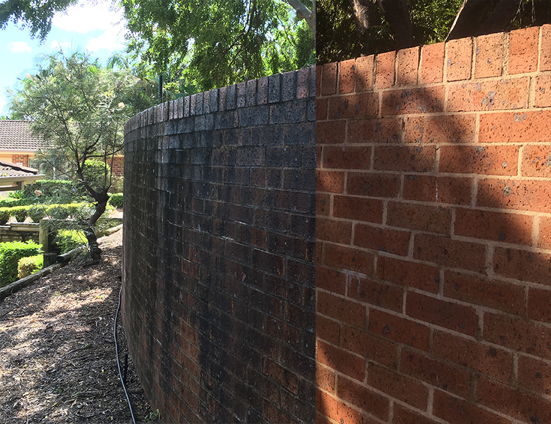 brick wall cleaning Central Coast