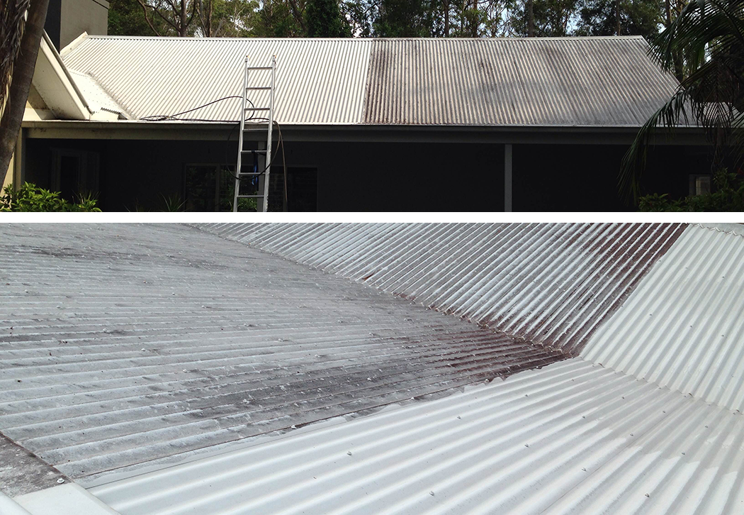 high pressure roof cleaning Central Coast