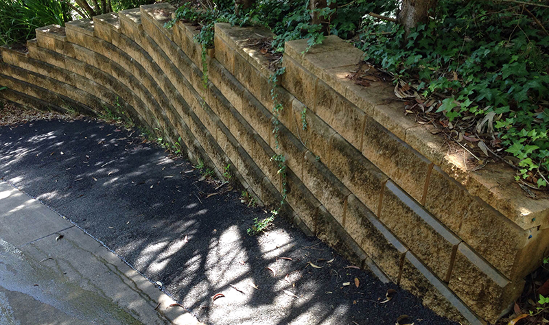 brick wall cleaning Central Coast